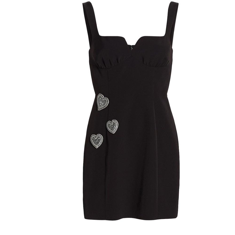 Saloni Halle-B Crepe Mini Dress